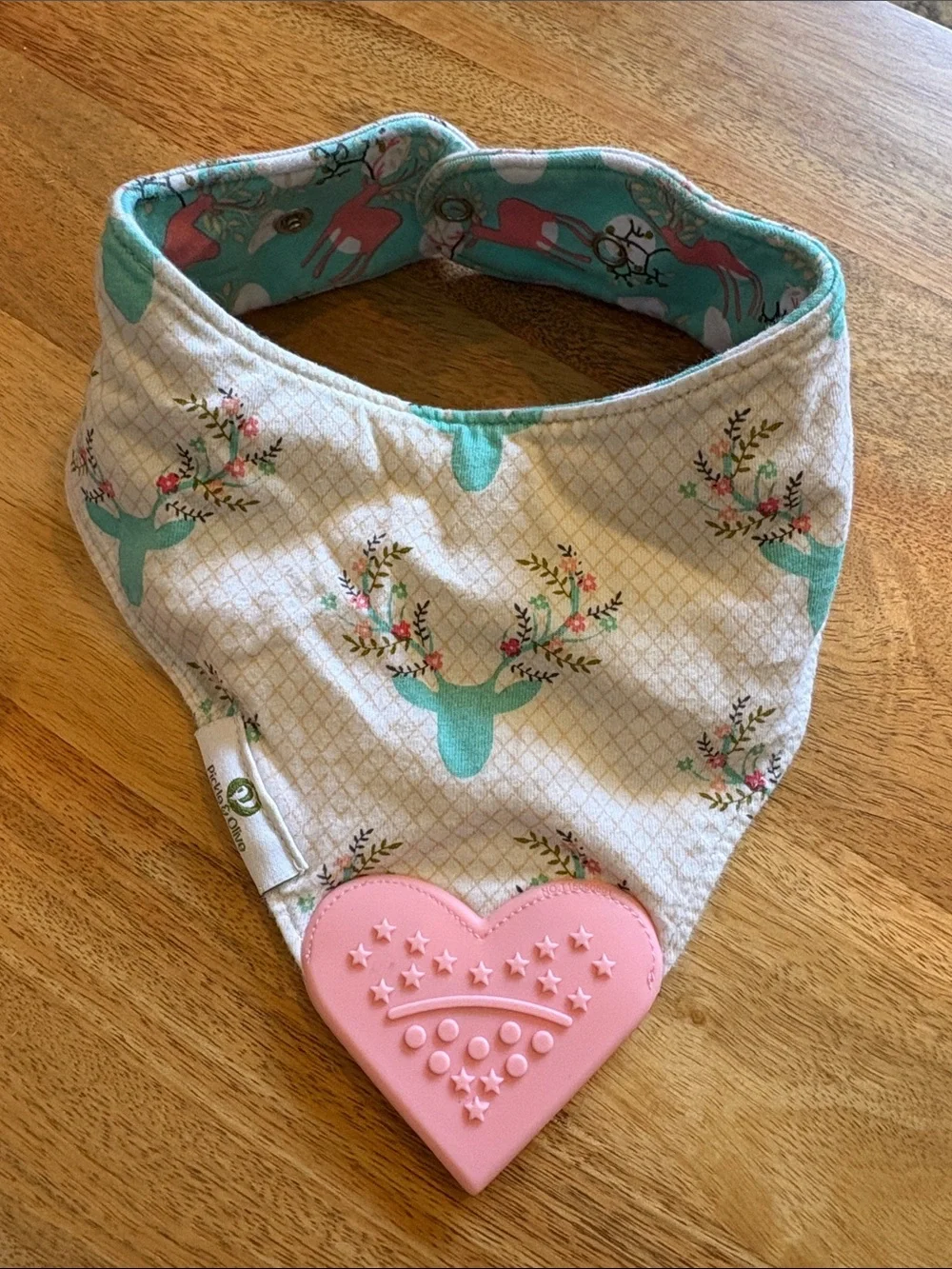 Pickle & Olive Reversible Bandana Teething Bibs.
